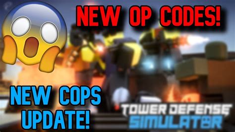 This code gave you 70 gems! All New Tower Defense Simulator Codes New Cops Update Roblox