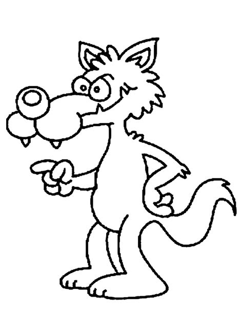 Wolf Wolf Kids Coloring Pages