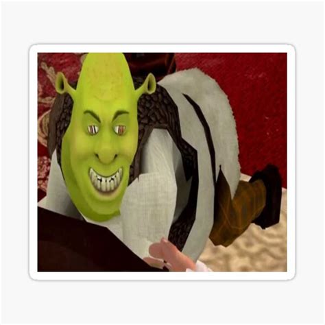 Shrek Cat Sticker For Sale By Kassidyshaw Redbubble