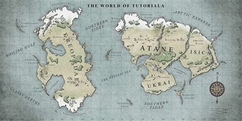 Mapas De Fantasia Y Epica El Mundo De Tutoralia O Como Crear Un Mapa