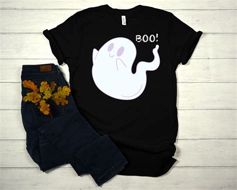 Cute And Adorable Scary Halloween Ghost T Shirt Perfect Halloween