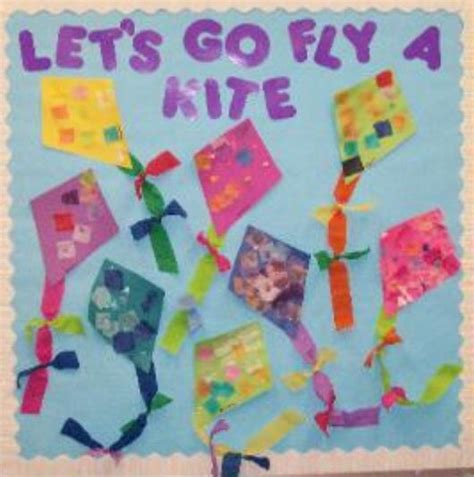 Bulletin Board Lets Fly A Kite Fun Education Kite Bulletin Boards