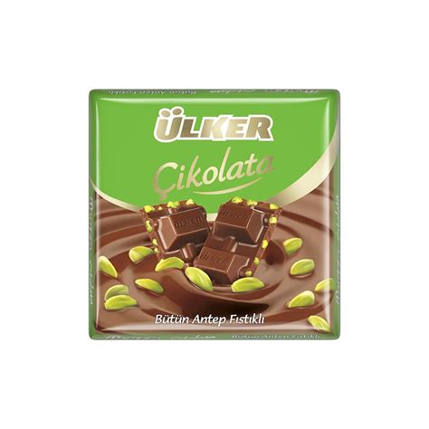 Amazon Com Ulker Antep Fistikli Sulu Cikolata Turkish Milk Chocolate