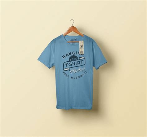 Download Hanging T-shirt Mockup (Freebie) | Download | Shirt mockup ...