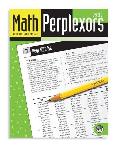 Mindware Math Perplexors Level D By Mindware 1299 They Require