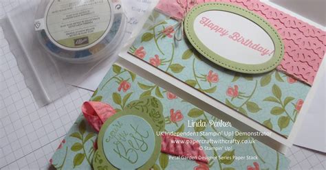 Papercraft With Crafty Pretty Petal Garden Thank You Pack