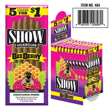 Show Cigarillos Foil Bee Berry 155pk
