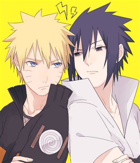 Oh Theyre Cute But Naruto Is Still Shorter Than Sasuke Naruto X