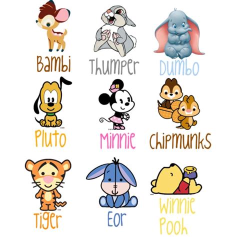 Adorable Cartoon Disney Animals Cartoon Characters