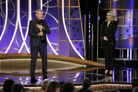 Ellen Degeneres Honored For Tv Legacy At Golden Globes With Carol