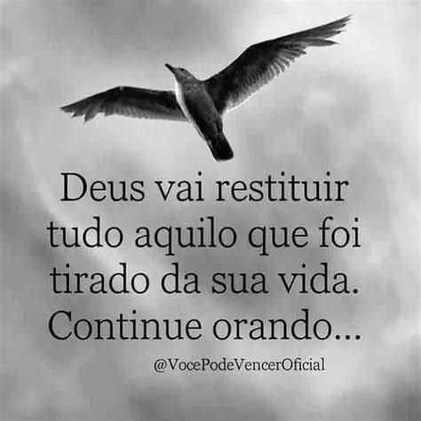 •q ue restituição significa restauração, com o m ostram , a m aioria das traduções da bíblia? Fé 🙏🏽 | Frases evangélicas, Palavra de fé, Provérbios de amor