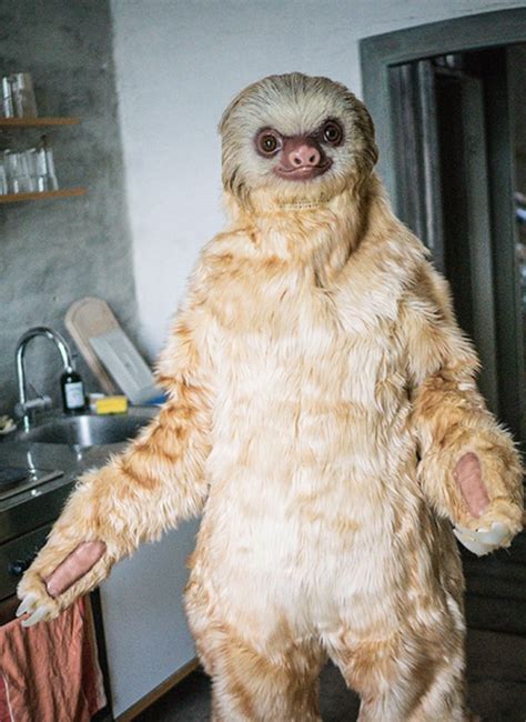 Realistic Two Toed Sloth Suit