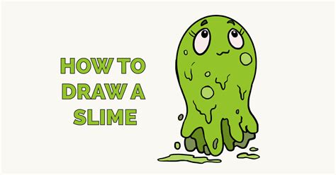 How To Draw A Slime Really Easy Drawing Tutorial