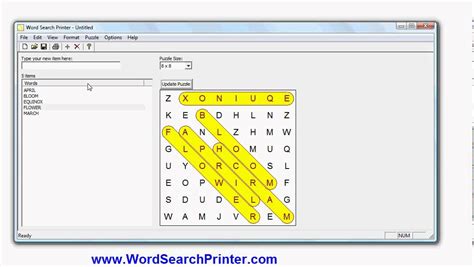 Spring Word Search Puzzle Maker Create Word Search