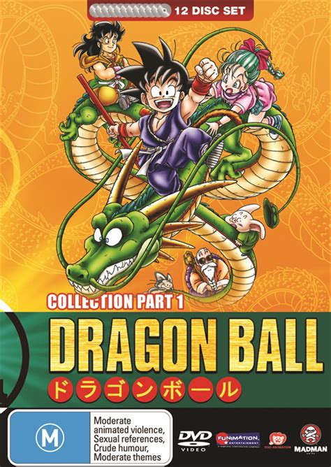 The story follows the adventures of son goku from his childhood through adulthood as he trains in martial arts and explores the world in search of the seven orbs known as the dragon balls. Buy Dragon Ball Complete Collection Part 1 (Sagas 1-6 ...