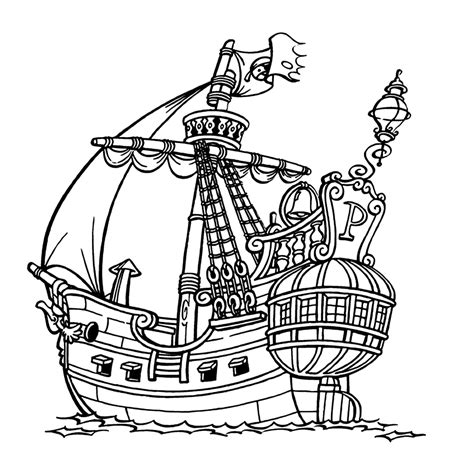 Kleurplaten Schip