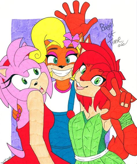 Gal Pals By Bageloftime On Deviantart Crash Bandicoot Characters Crash Bandicoot Cartoon