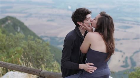 Passionate Kiss Of Two Lovers Stock Footage Youtube