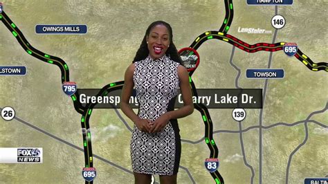 Chardelle Moore Wbff Fox45 Baltimore Traffic Anchor Youtube