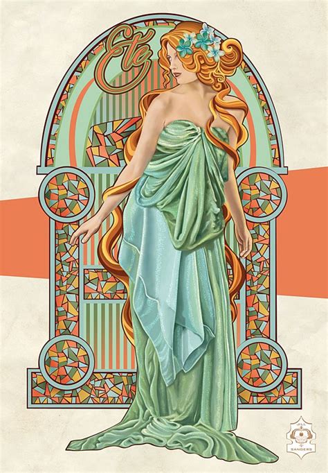 art nouveau poster collection