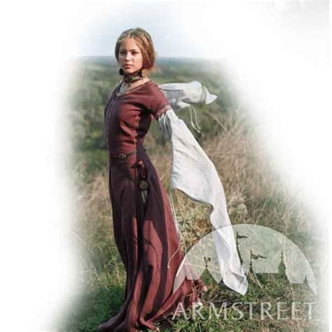 Archeress Linen Dress Am 1001 Medieval Collectibles