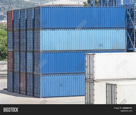 Stack Cargo Shipping Image And Photo Free Trial Bigstock