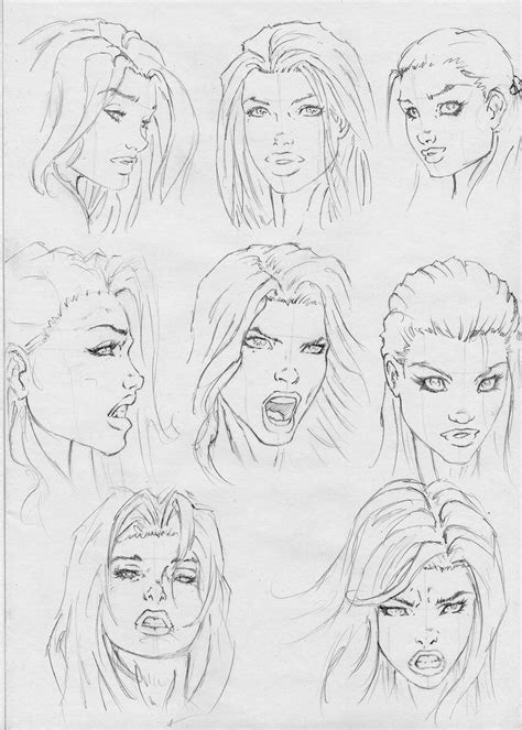 How To Draw Comic Book Characters Faces Eleonore Malloy