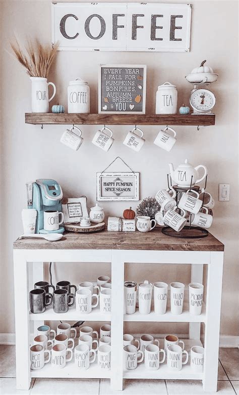 Diy Coffee Stations You Can Recreate At Home In 2022 Coffee Bar Home