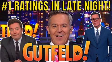 Fox News Host Greg Gutfeld Ratings Dominates Late Night Passes Stephen