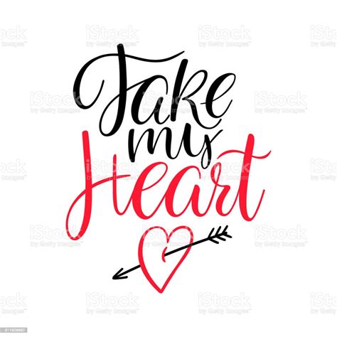 Take My Heart Stock Illustration Download Image Now Black Color