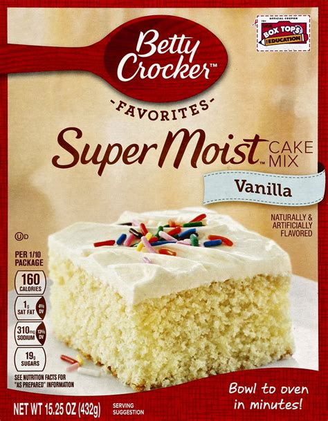 Betty Crocker Favorites Cake Mix 1525 Oz