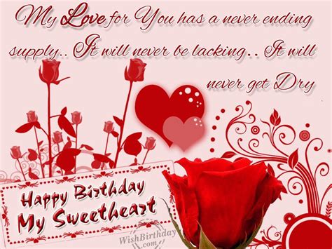 Happy Birthday Wishes Messages For Your Love Entertainmentmesh