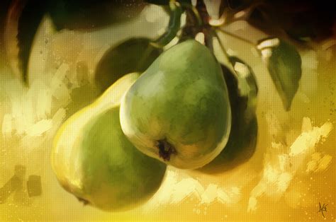 According to the missouri extension service, painting the trunks of the fruit trees in early spring, prior to any leaf growth, will repel certain species of moths and grub larvae from attacking fruit trees. Wallpaper : painting, artwork, green, papaya, pear ...