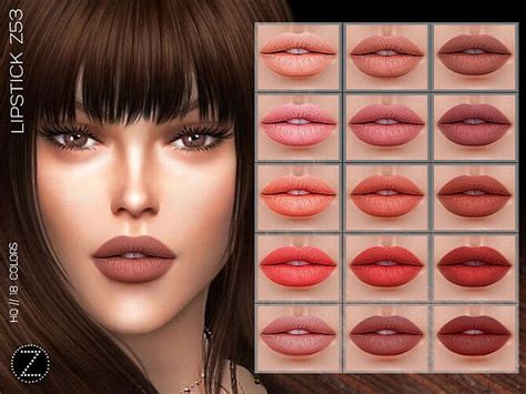 Lipstick Z53 By Zenx At Tsr Sims 4 Updates