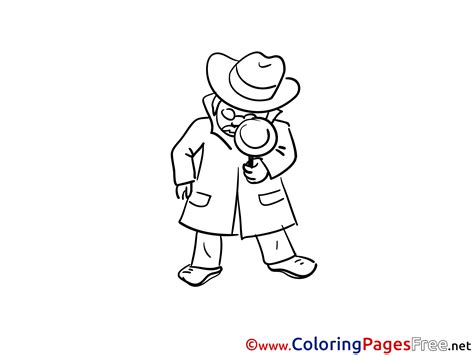 26 Best Ideas For Coloring Detective Coloring Pages