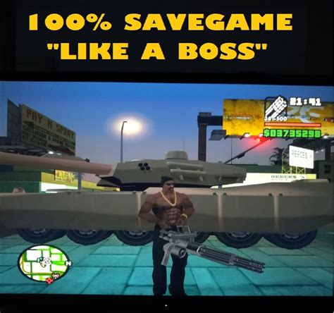 Gta San Andreas 100 Savegame Like A Boss Mod