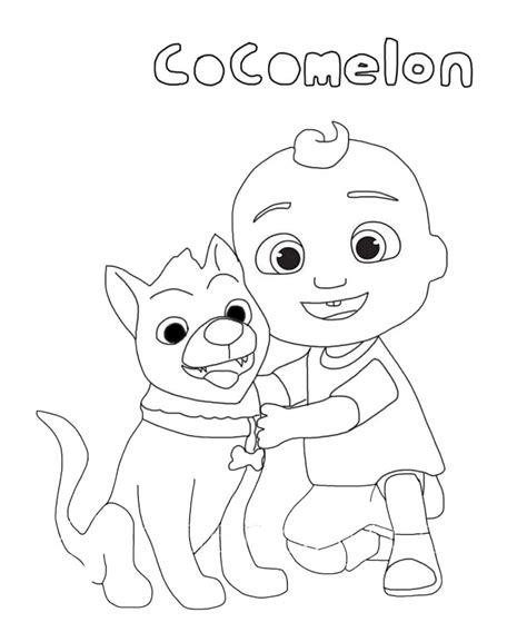 Dibujo 09 De Cocomelon Para Colorear
