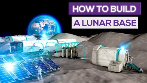 How To Build A Lunar Base Youtube