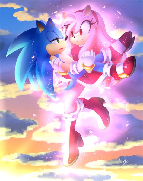 My Turn To Save You By Myly14 On Deviantart Sonic And Amy Sonic