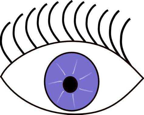 Blue Eye Looks Left Clip Art At Vector Clip Art Online
