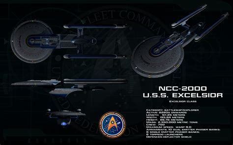 Excelsior Class Ortho Uss Excelsior By Unusualsuspex On Deviantart