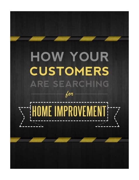 Home Improvement Online Marketing Infographic