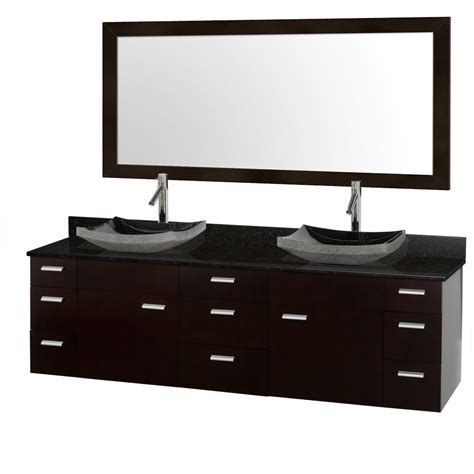 Right bathroom vanity set with free shipping on most functional bathroom rehabs the london double as well this holds true for bathroom is the look of different styled. Encore 78" Double Bathroom Vanity Set - Espresso with ...