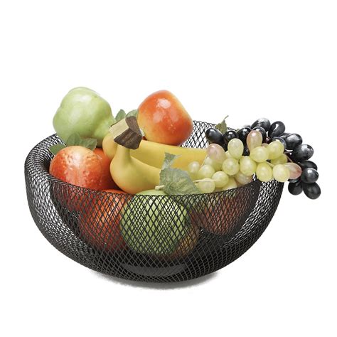 Mind Reader Medium Mesh Fruit Bowl Fruit Display Decorative Fruit
