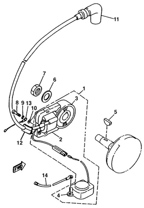 1976 f150 ballast resistor wiring diagram. 2. Yamaha Ignition Coil with Plug Wire :: Yamaha ...