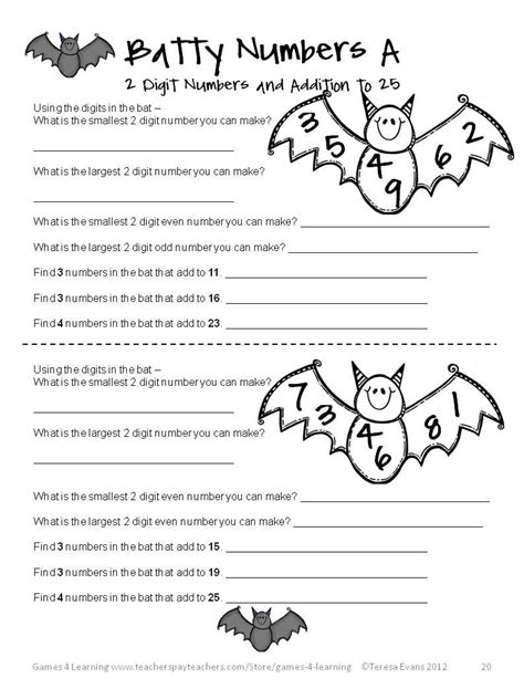 Halloween Brain Teaser Worksheets
