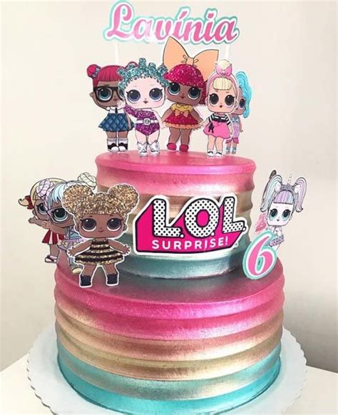 50 Ideias Festa Lol Surprise 39 Surprise Birthday Cake Doll Birthday