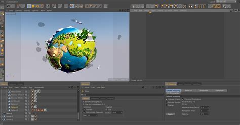 3d Model Cartoon Lowpoly Earth Planet 2 Vr Ar Low Poly Animated