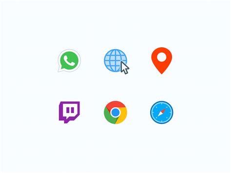 Twitch Social Media Icons