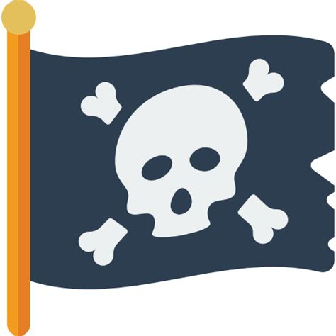 El Icono De La Bandera Pirata En Estilo De Dibujos Animados Aislado En My Xxx Hot Girl